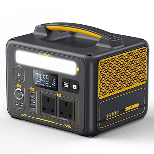 VTOMAN Jump 600X Portable Power Station 299Wh LiFePO4 Battery, 60W USB-C