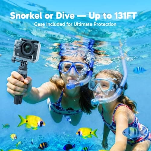 AKASO EK7000 Action Camera Floating Hand Grip Bundle — view 3