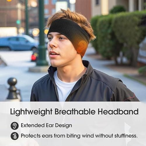 Winter Headband – Windproof Breathable Thermal Ear Warmer For Adults | Ski Warm Headbands For Outdoor Running, Skiing, Cycling, Hiking, Hunting, Cold Weather Sports, Training, Commuting, Travel — view 2