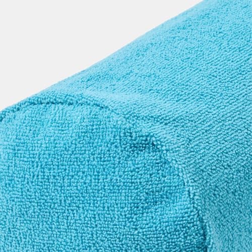 OHS Sea Blue Inflatable Pillow, Sun Lounger Cushion Lightweight Compact Bolster Cushion with Microfibre Cover Neck Roll Pillows for Head & Back Support Outdoor Cushions for Travel Beach Accessories — view 6
