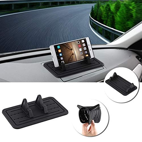 Nikou Silicone Holder Van, Car Phone Holder Mount Adjustable Universal Silicone Strong Adsorption Gel Car Dashboard Mobile Phone Mount Portable Holder Cradle Stand — view 2