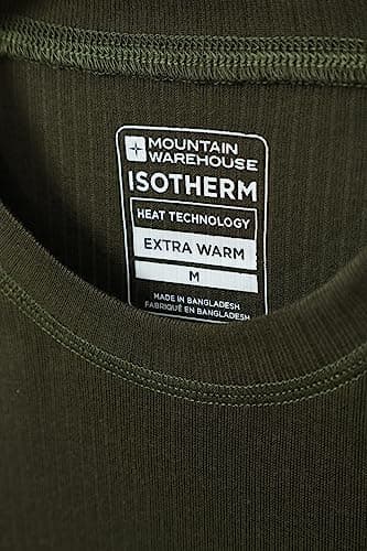Mountain Warehouse Talus Mens Isotherm Base Layer Top Khaki (R M — view 5