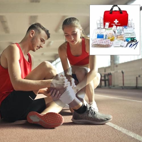 First Aid Kits, 110 Pieces Emergency Kit for Camping — view 4
