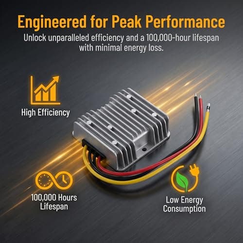 NWANSI DC 8V/40V to 12V 10A 120W Boost Buck Regulator Stabilizer Waterproof — view 5
