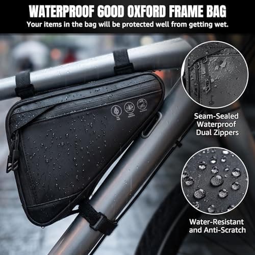 Eyein Bike Triangle Frame Bag, Cycling Waterproof Front Handlebar Pouch — view 2