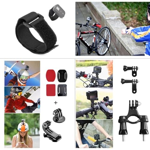 YEHOLDING 25 in 1 Accessories for Gopro Action Camera for GoPro Hero 13 12 11 10 9 8 Max 7 6 5 4 3 SJ4000 and Other Sports Cameras — view 6