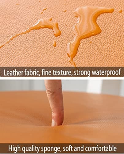 Dining Chair Cushion Pad, 1/2/4 Pack, Faux Leather U-Shaped Non-Slip Seat Cushion, Kitchen/Dining Chair Pillow, 43 x 40 cm, Black - Comfort & Style Upgrade. — view 3