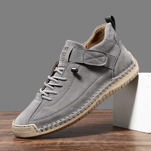 Casual Hiking Shoes for Hand Everyday - Flexible Soft Sole Comfortable Flat Slippers Breathable Design for Travel Leisure Spontaneous Activities, gray, 8 UK — view 5