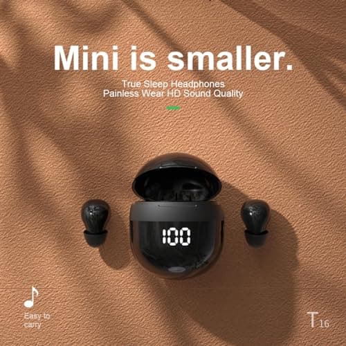 Xmenha Tiny Mini Invisible Earbuds Wireless Bluetooth Low Profile Micro Smallest Discreet Sleep Small Earbuds for Sleeping Small Ear Canals Invisible Earphones Ear Buds Mini Discreet Headphones — view 4