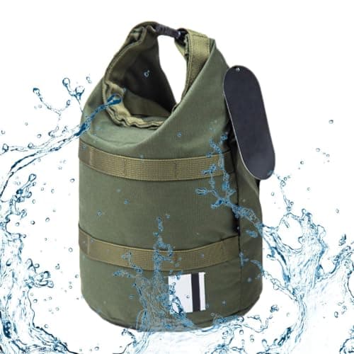 Camping Pot Storage Bag – Round Bottom Cooking Utensils Organizer | Large Carrier Travel Tote | Heavy Duty 500D Nylon Portable Hand Pouch For Fishing Hiking Hunting Kit Pans Lunch Box — view 6