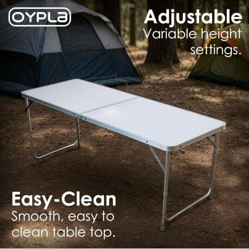 Oypla 4ft Folding Outdoor Camping Kitchen Work Top Table — view 4