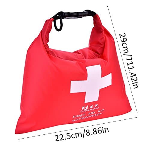 Dilwe First Aid Kit Dry Bag, 1.2L Premium Waterproof First Aid Kit Emergency Dry Bag Sack for Outdoor Activities Camping Boating — view 5