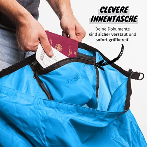 Journext 2 in 1 Backpack Protective Cover & Rain Cover/Flight Cover Backpack, Pacific Blue, M (bis 55L) — view 6
