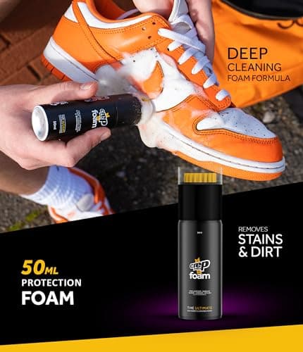Crep Protect Ultimate Sneaker Care Travel Kit - Rain & Stain Resistant Shoe Spray, Foam Shoe Cleaner, Sneaker Wipes - Shoe Protector — view 4