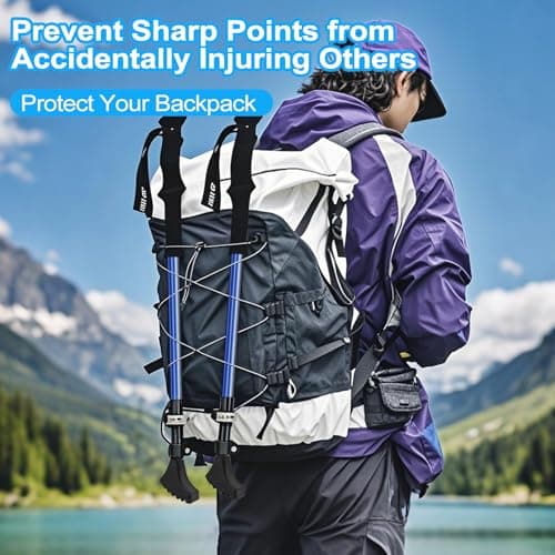 Muyohix Pack of 12 Nordic Walking Poles, Rubber Buffers, Nordic Walking Pads, Trekking Rubber Buffer for Most Walking Poles and Nordic Walking Poles (10-11 mm) — view 5