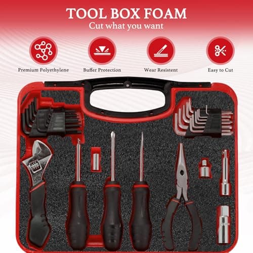 2PCS Foam Sheet Easy Cut to Fit For Tool Box Organizers 40 * 30 * 4cm — view 3