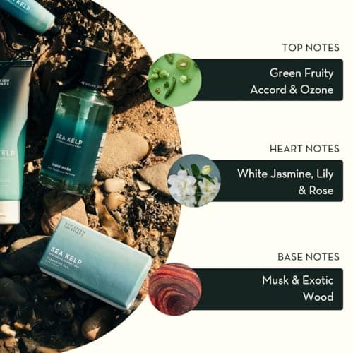 Scottish Fine Soaps Sea Kelp Cooling Foot Balm 75ml – Hydrating Foot Cream with Menthol, Eucalyptus, Cucumber & Sea Kelp for Soothing and Refreshing Tired Feet — view 3