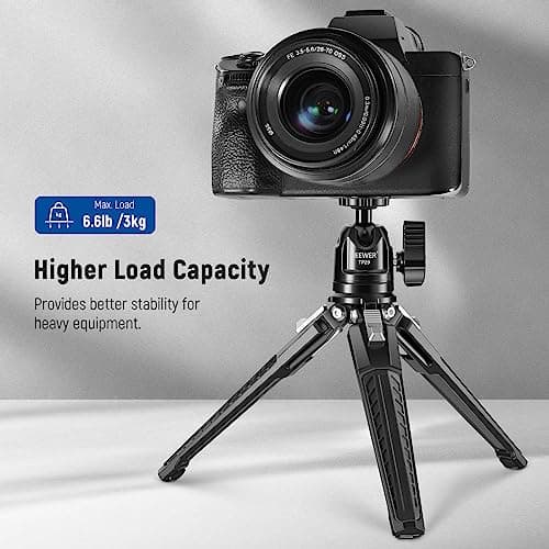 NEEWER Mini Metal Table Tripod with 360° Ball Head, TP29 — view 3