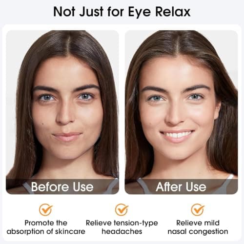 Heated Eye Mask, BOYUNSHI Cordless Warm Eye Compress for Dry Eyes Blepharitis Stye Treatment Eye Relief Improve Sleep, 4 Heat Levels & 4 Timer, Washable Eye Heating Pad for Travel, Women & Men — view 6