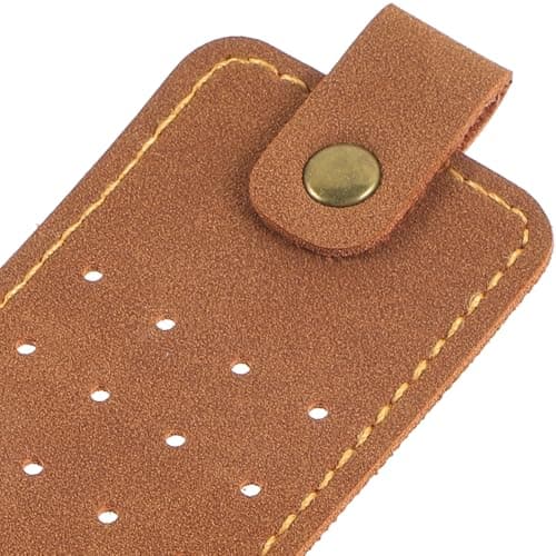 Generic Foldable Jewelry Organizer Bag for Travel Multifunction Storage Compression for Necklace and Ring Holder Faux Leather Design — view 3