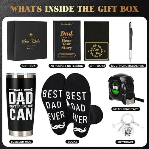 Rilcn Dad Birthday Gifts from Daughter Son, Funny Gift Set for Christmas — view 2