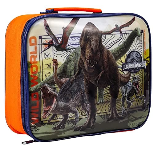 Jurassic World Kids Insulated Lunch Bag with Carry Handle - BPA Free