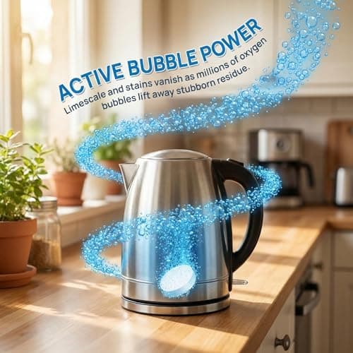 Water Bottle Cleaning Tablets, 18 PCS Bottle Cleaner Tablets Removes Odors and Residue, No Scrubbing Required, Suitable Stainless Steel, Hydration Bladder, Coffee Mug — view 3