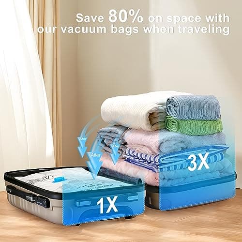 UPGOGO Vacuum Bags for Travel - Space Saver Combo 8 Pack — view 5