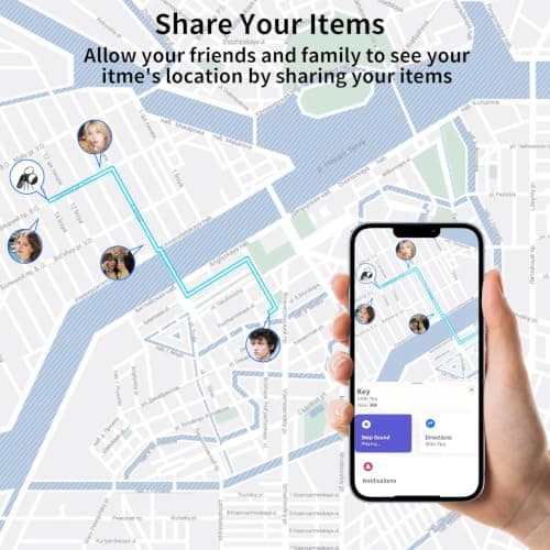 2 Pack GPS Tracker for Vehicles Work with Apple Find My iOS Only Real Time — view 5