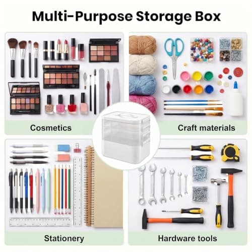 Stidyzo Medicine Storage Box, 4-layer Stackable Storage Box — view 4