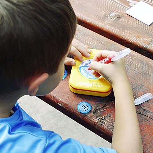 Spirograph Travel Set | Create Amazing Designs On The Go | 10-Piece Set With Built - In Storage Tray | Arts & Crafts Activity For Travelling | For Ages 5+ — view 4