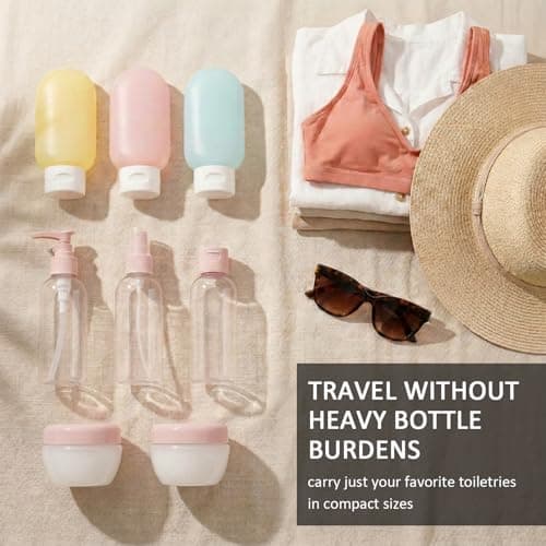 Travel Bottles for Toiletries, CAA Approved 11 PCS Travel Bottles Kit — view 2