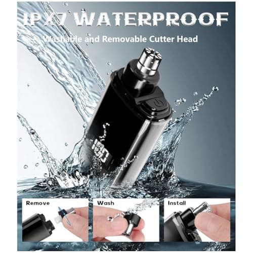 Juinrinet Nose Hair Trimmer Portable Size for Travel — view 5