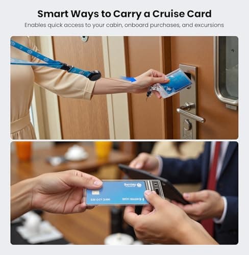 2026 Cruise Essentials Kit,4 Cruise Luggage Tag Holder,2 Detachable Lanyard — view 5