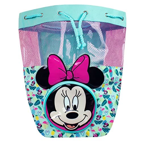 Disney Minnie Mouse Swimming Bag | Girls Minnie Mouse Swim Bag | Kids Drawstring Bag for Beach or Pool — view 2