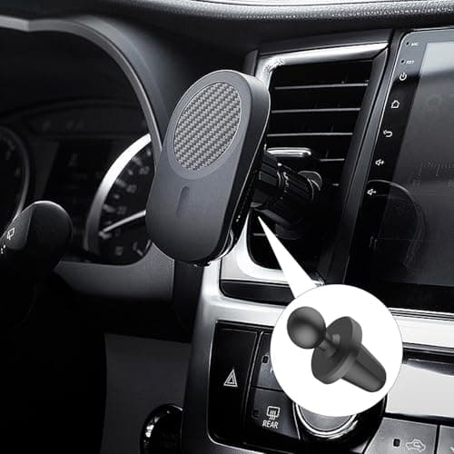 Maciun Phone Holder Car Vent - Wider Spring Clamp Air Vent Cell Phone Mount For Car Hands Automobile Cradle Clip Car Phone Cradle Clips - Car Phone Holder Mount Supplies For SUVs, Trucks, Minivans — view 5