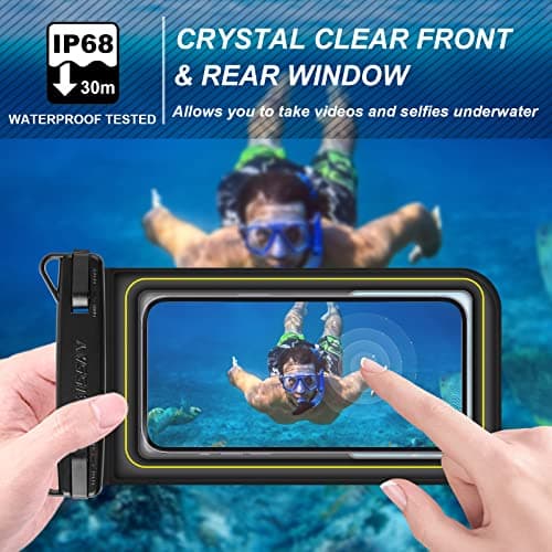 MR.LUYU Floating Waterproof Phone Pouch, IPX8 Dry Bag Case Up to 6.7" — view 6