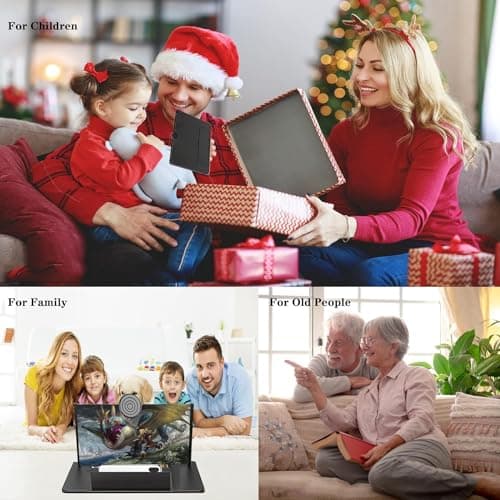 Sevitini Phone Screen Magnifier 16 Zoll, HD Mobile Phone Amplifier with Foldable Stand Holder, Movie Screen Magnifying Design Screen Amplifier, for All Smartphone — view 4