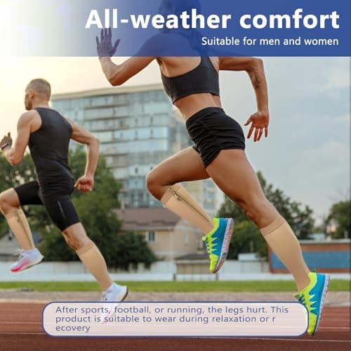 Open Toe Compression Socks 20-30 mmHg, Zipper Compression Socks — view 6