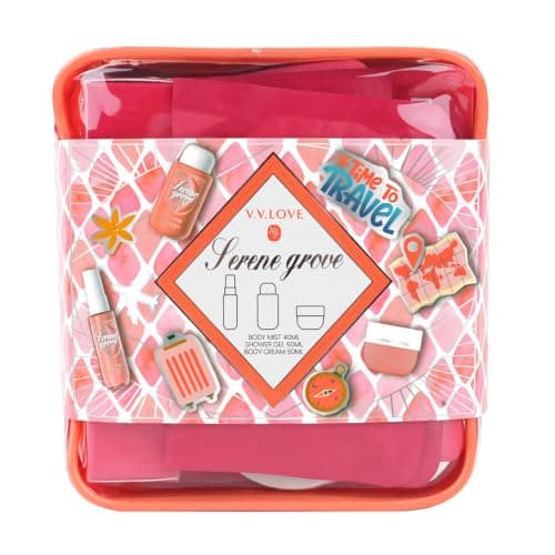 Gifts for Women Body Skincare Gift Set 8PCS | Face Mask,Lip Mask,Shower Gel 90ml,Body Cream 50ml,Body Scented Sun Cream 50g| Travel Size Women Gift Set for Girl Friend Mothers Day Birthday Valentines
