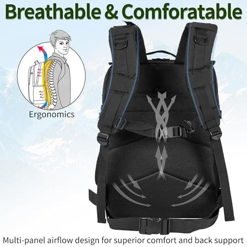 OUUTMEE Military Tactical Backpack 20L/25L/35L/45L, MOLLE Rucksack for Men — view 6