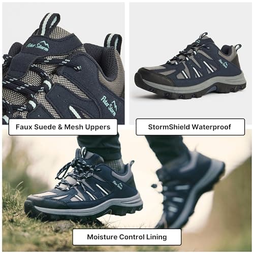 Peter Storm Women's Buxton Vent Walking Shoe with High Traction Rubber Sole & Speed Lacing (Navy, UK Footwear Size System, Adult, Women, Numeric, Medium, 6) — view 4