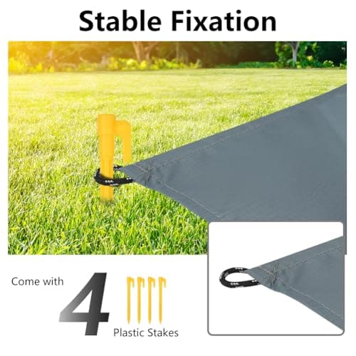 AYBUY Outdoor Travel Blanket, 200 x 140 cm Sandproof Beach Mat, Medium Gray — view 5