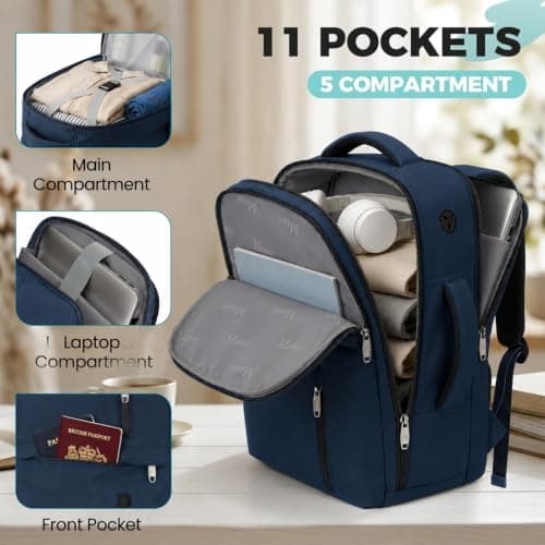 MATEIN for New Ryanair Cabin Bags 40x30x20, Travel Backpack Cabin Size — view 5