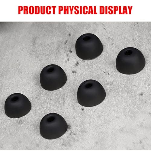 6 Pack Earphone Tips Cover Sleeve Earpiece Noise Cancelling Isolation Design Long Wearing 4 Isolated Eartips — view 3