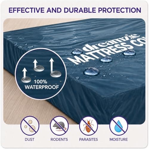 Dreamzie - Single Mattress Cover for Moving - Opaque Mattress Storage Bag — view 3