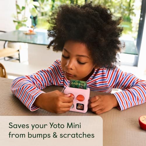 YOTO Mini (2024 Edition) + Adventure Jacket in Think Pink Bundle - All-in-1 Travel Device for Stories Music Podcast Radio White Noise Ok-to-wake Alarm Clock, Use as Speaker or with Headphones — view 6