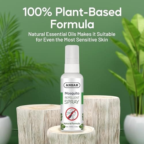 Anbar Natural Insect Repellent Spray 100ml for Body, Skin - 8 Hour Protection, Safe Deet-Free, Repels Mosquitoes, Midge, Biting Insects for Adults & Kids — view 5