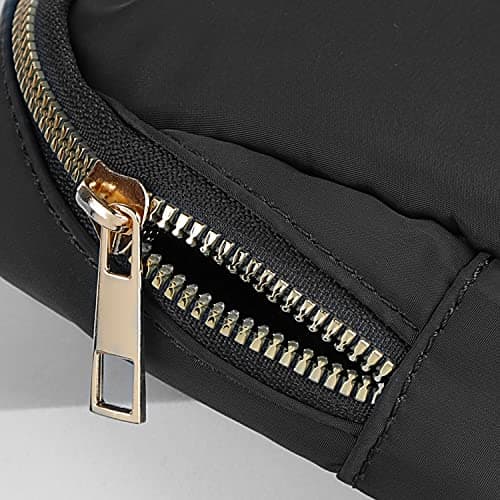 JASGOOD Belt Bag for Women Men Crossbody Fanny Pack Bum Hip Waist Bags with Adjustable Standard Strap for Running,Black — view 3