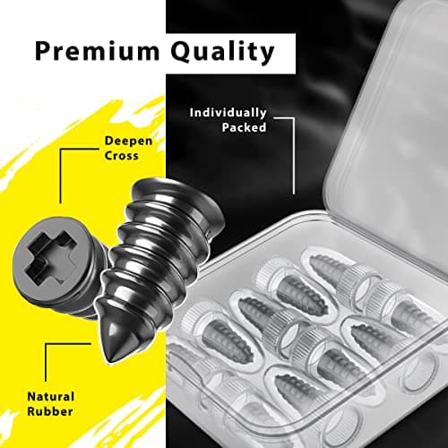 GradCap Tire Repair Rubber Screws with Storage Box for Car 20 Pcs (10S/10L) — view 4